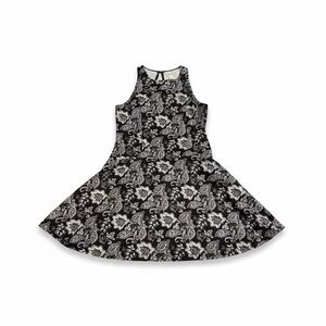 Abercrombie & Fitch Black and White Floral Tank Dress